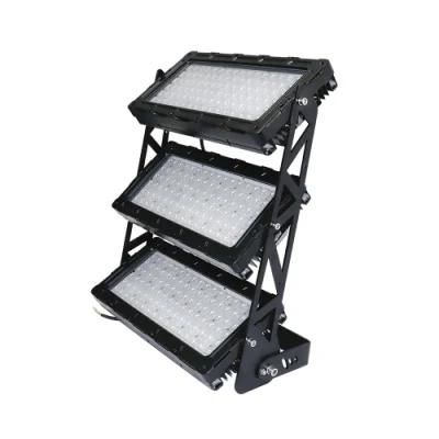 Energy Saving Factory Price Aluminum + Acrylic Lens IP66 2700K-6500K 160lm/W 600W LED High Mast Light