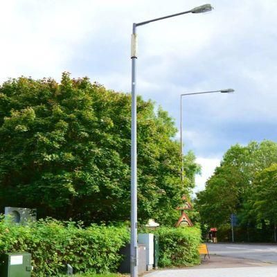 AC Single Arm 8m 9m 10m Q235 Octagonal Conical Light Poles/Posts for Street Lighting