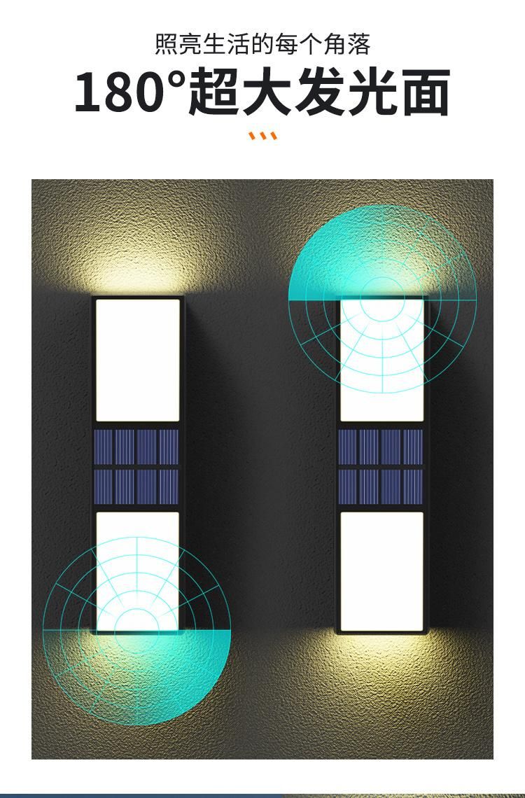 Home Decorative Energy Saving Solar Wall and Garden Lamp Lights