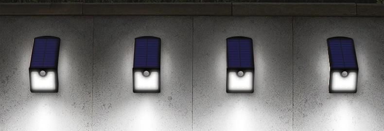 CE Wholesale Solar Lights Outdoor Emergency Security Garden Wall Light