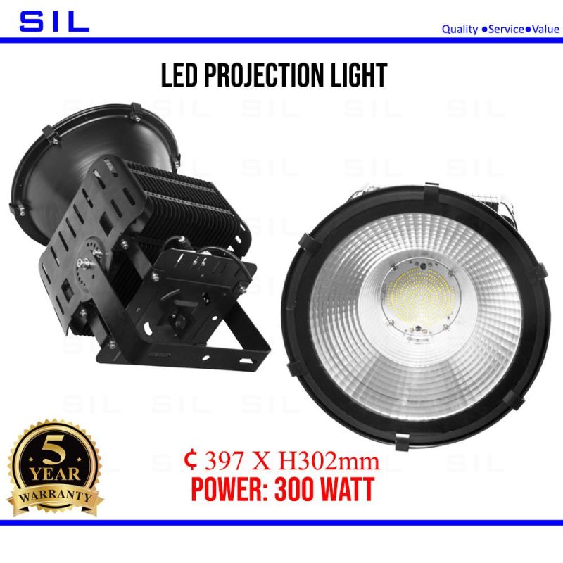 5 Years Warranty 300W LED Flood Light IP65 LED High Mast Lamp Sports Stadium Lighting 300W Flood Lamp