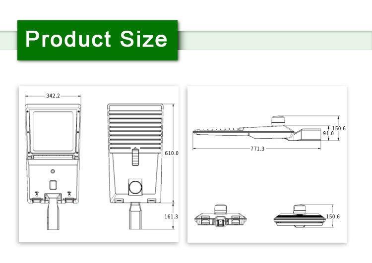 Super Quality 100W LED Street Lamp with 5years Warranty LED Street Light