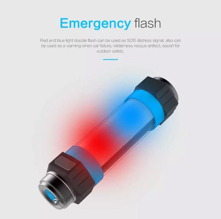 Waterproof LED Flashlight Mosquito Repellent Emergency Multifunction Camping Light