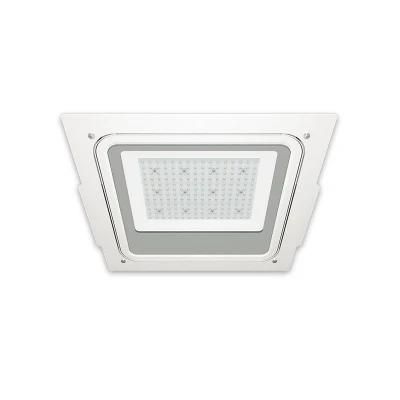 150W LED Canopy Light for Gas Station Lighting with Tempered Glass
