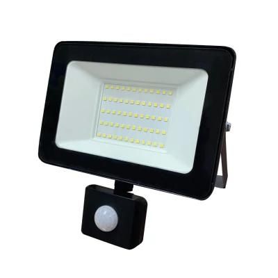 50W IP65 LED Floodlight/Outdoor Garden Parks Lighting/LED Flood Lamps with PIR Montion Senor