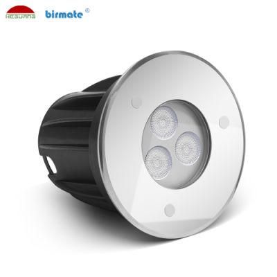 External Control LED Underwater Light IP68 Waterproof SS316L LED Ground Light Pool Light