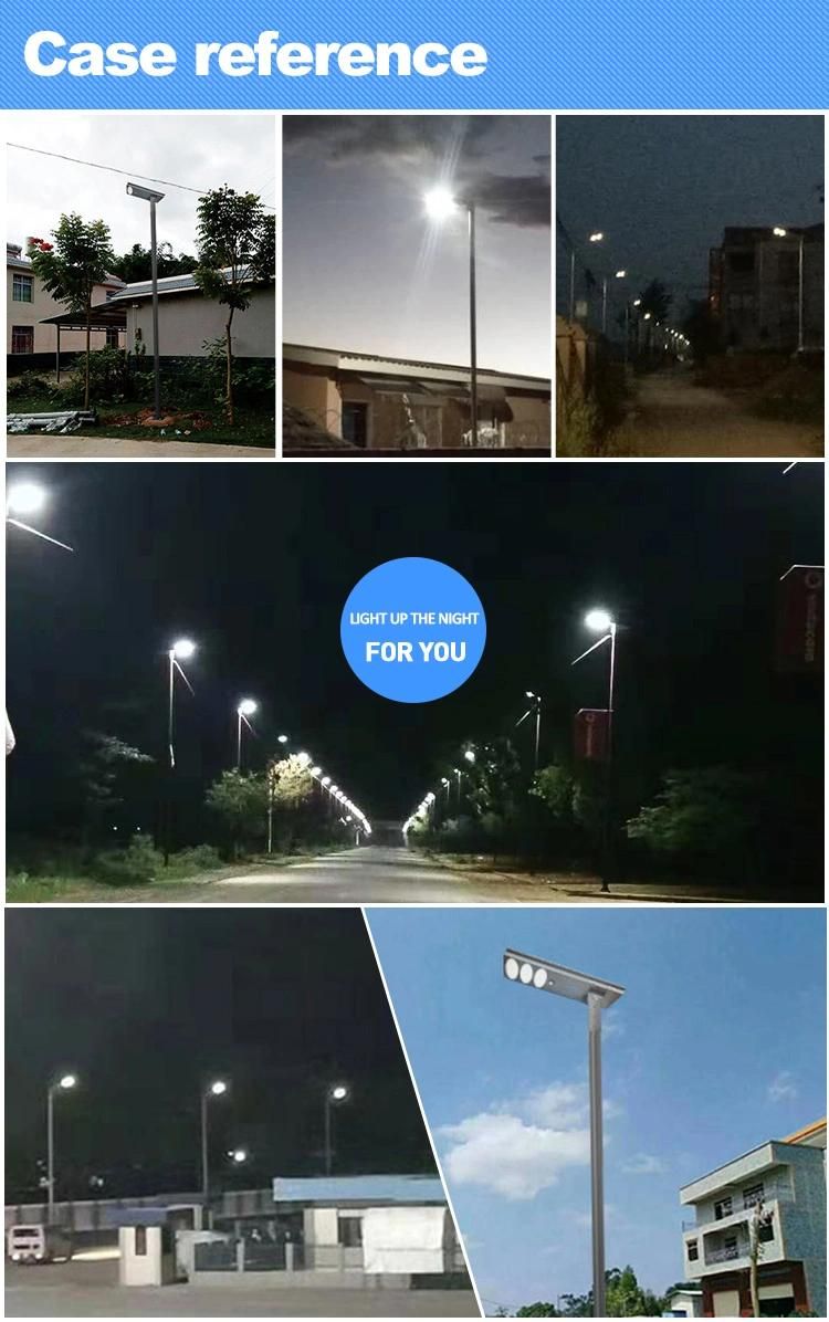 Government Project 6m/20FT 170lm/W LED Street Light Outdoor Street Light LED Lighting with Panel