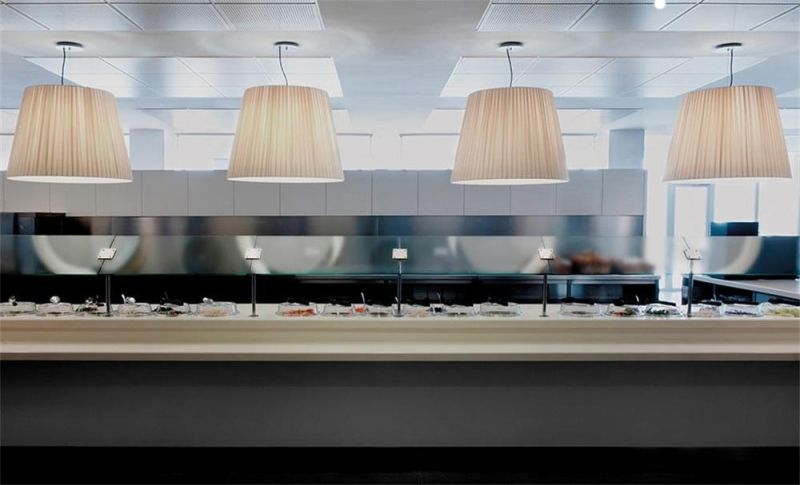 Royal S Modern Large Round Fabric Pendant Light Black Drum Pendant Lamp