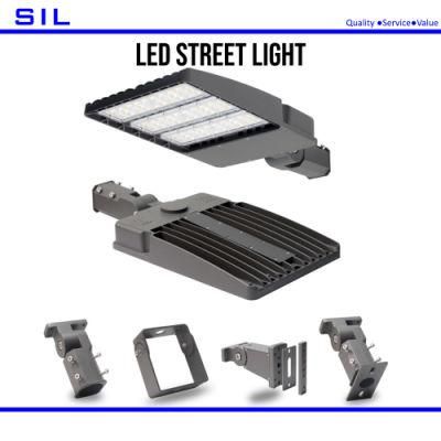 LED Shoebox Lights - Slip Fit Mount - with Photocell - Black Housing 150W LED Street Lights