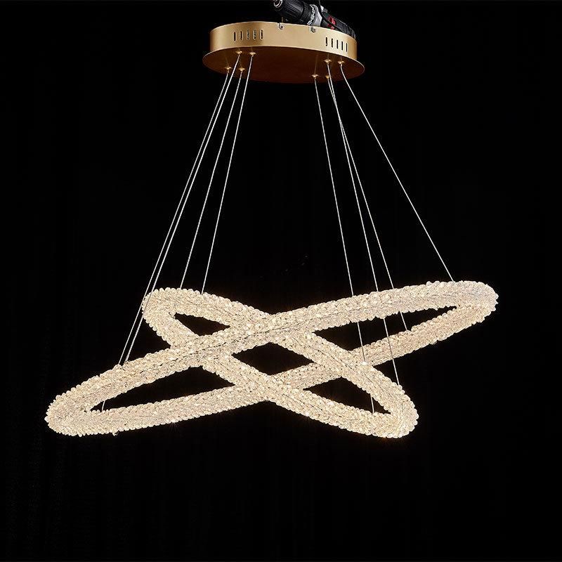 2022 Rings Circle Ceiling Hanging Simple Chandeliers & Pendant Lights