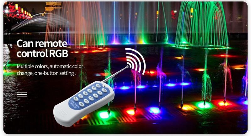 6W 9W 12W 18W Outdoor Waterproof RGB Stainless LED Pool Light Indoor LED Fountain Lights