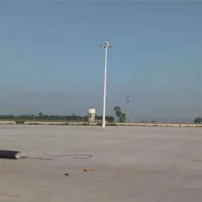 15m 20m 25m 30m 35m 40m 45m Good Design Steel Polygonal Sides Hot DIP Galvanized Lifting System Flood Lighting High Mast Lamp Pole