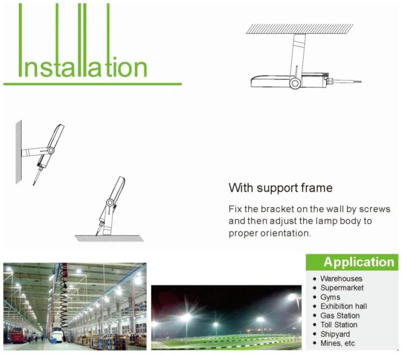 Outdoor Module Flood Light 500W Industrial LED Flood Lighting for Severe Environment