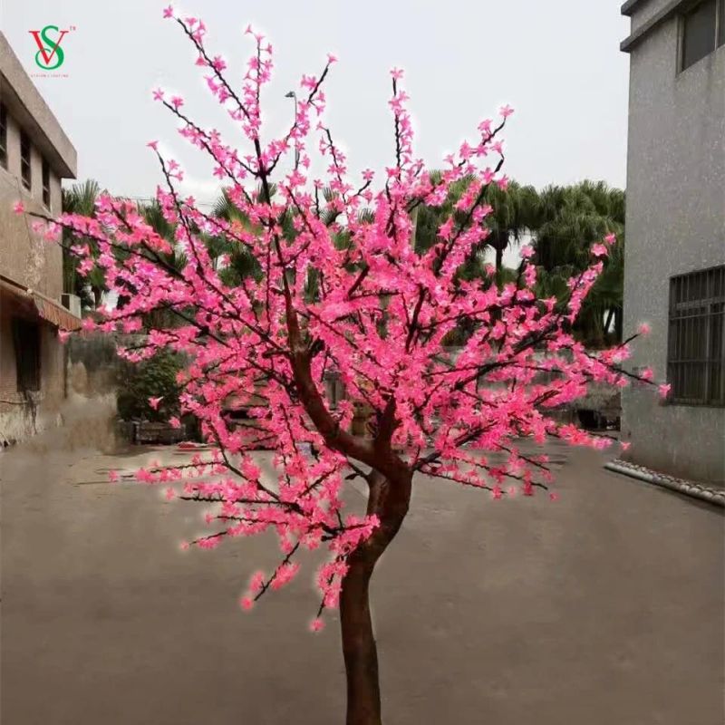 Light up Artificial White Cherry Blossom Light for Garden Decoration