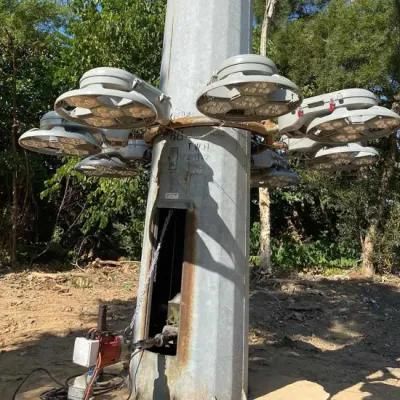 Ala 30 Meters Outdoor Plaza High Mast Light with Raising and Lowering Device
