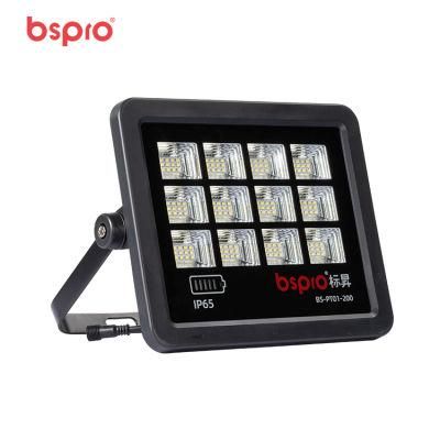 Bspro Outdoor 200W 400W 100W Lighting High Brightness Solar Lamp IP65 LED Solar Flood Light
