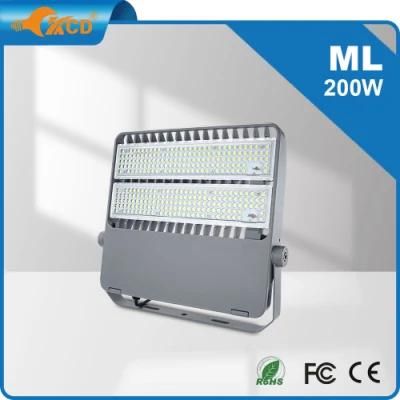 Super Bright Floodlight IP65 Waterproof Outdoor LED Security Flood Light 200W for Garden, Warehouse, Parking Lot