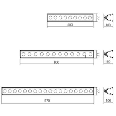 Yijie 12W Classic LED Wall Washer Lamp Light