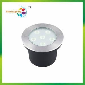 6W RGB LED Underground Light for Garden (in-ground light)