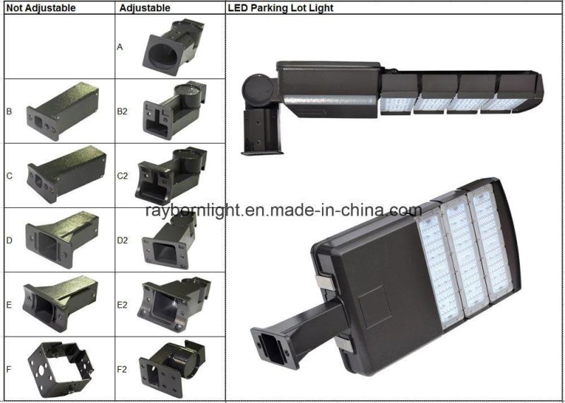 Outdoor IP66 Waterproof 200W LED Parking Area Light for Square