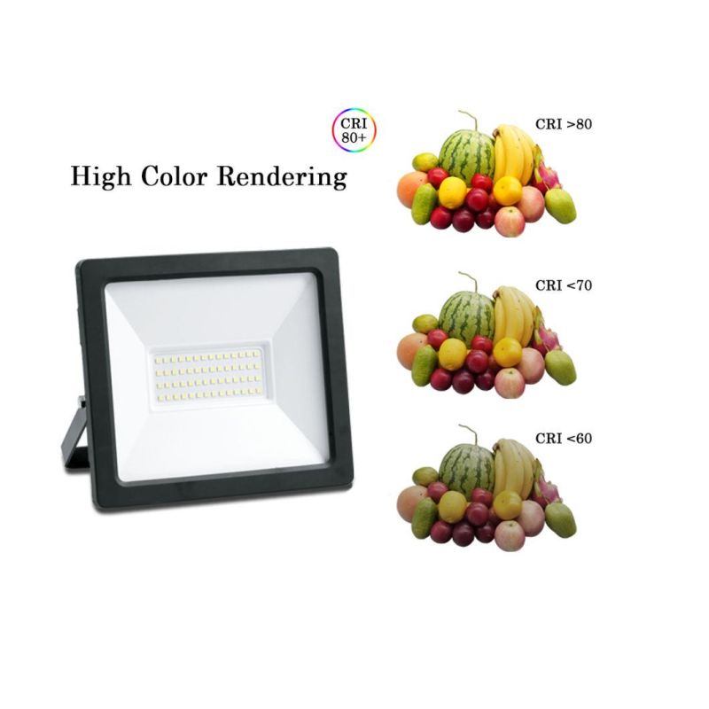 50W Slim LED Floodlight for Work Industry Outdoor LED Flood Light