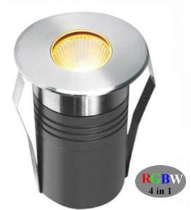 6W COB LED RGBW 4in1 LED Inground Light DC24V DC12V