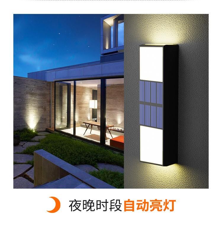 Home Decorative Energy Saving Solar Wall and Garden Lamp Lights