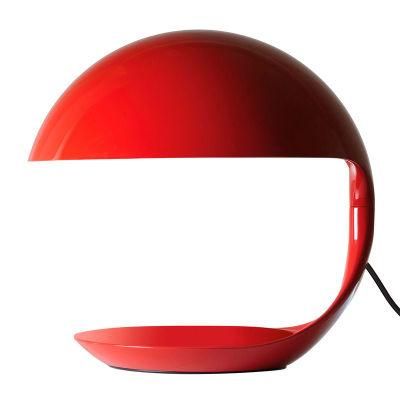 2022 Post-Modern Vitange French Retro Red LED Dimable Table Lamp