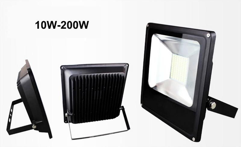 Die-Cast Aluminum+Glass COB Waterproof LED Flood Lighting LED Flood Lights 50W 100W 150W 200W SMD High Power LED Reflector Light