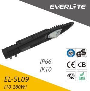 5-Year Warranty Dimmable LED Street Lights 10-280W IP65 and 115lm/W