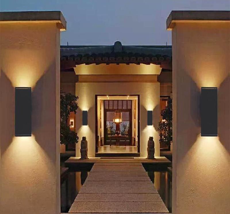 Outdoor Waterproof Wall Mounting 6W 7W 14W 20W LED Garden Lawn Decoration Light for Pathway Courtyard Patio Porch Driveway Landscape