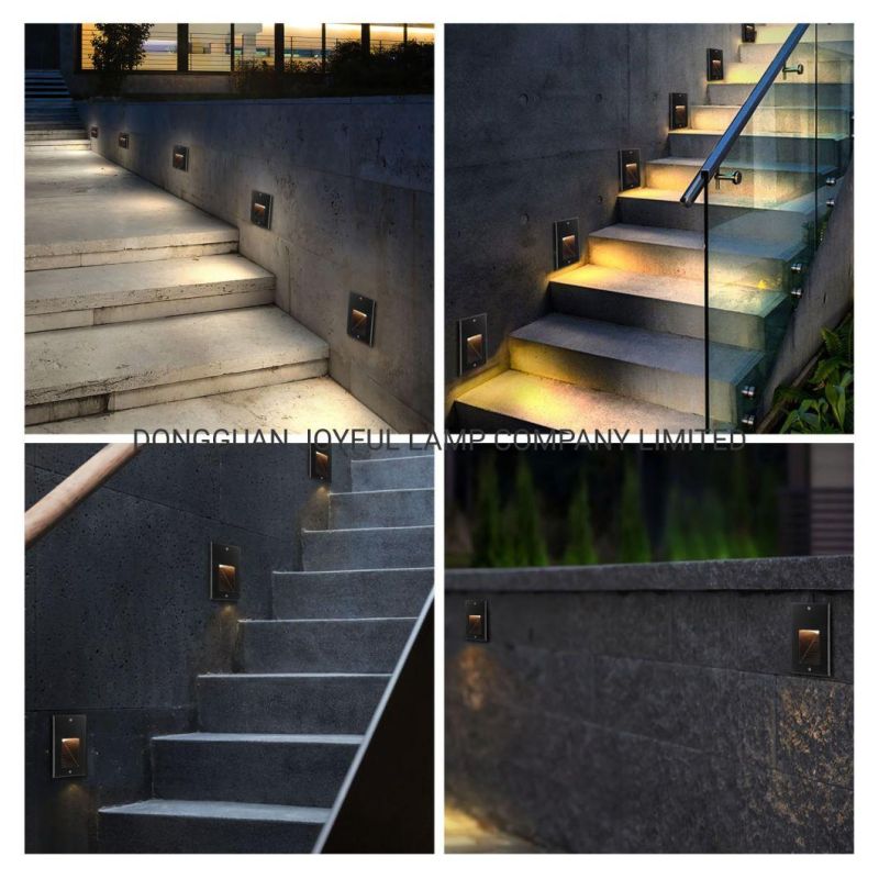Recessed LED Stair Light Low Voltage LED Landscape Lighting Step/Deck/Stair Light