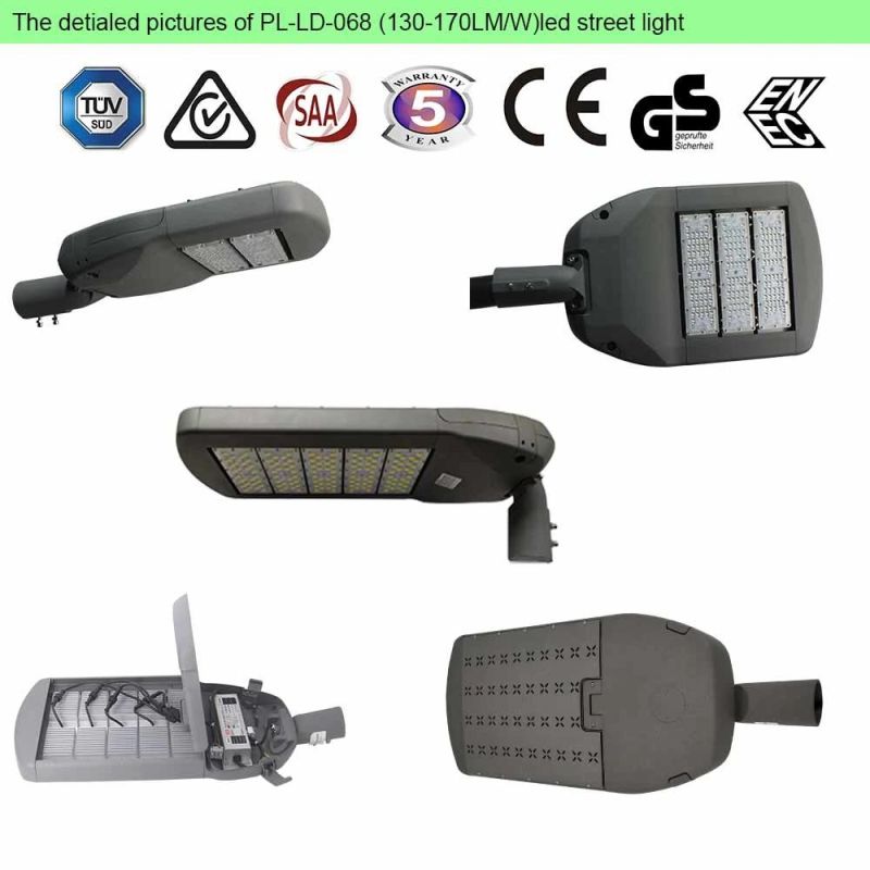 150W Outdoor Adjustable LED Street Light with ENEC CB SAA Ce Approval