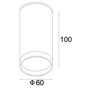 Economic Wall Lamp for GU10 Bulb for Gate Gallery IP65