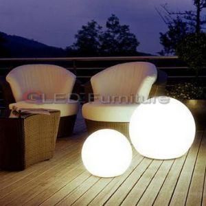 Plastic Material Outdoor Decoration Waterproof Color Changing LED Ball Furniture