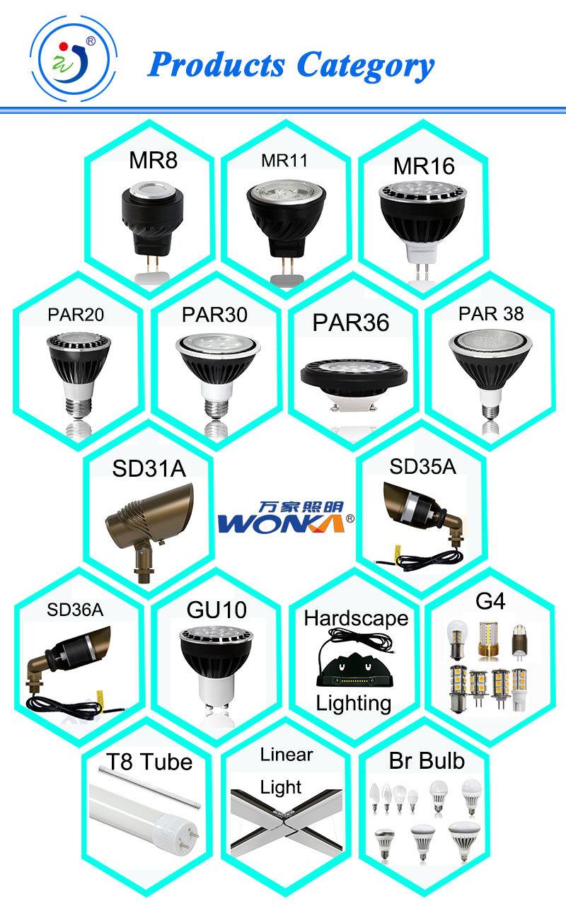 LED RGBW Color Changing PAR36 Bluetooth Light for Landscape Lighting