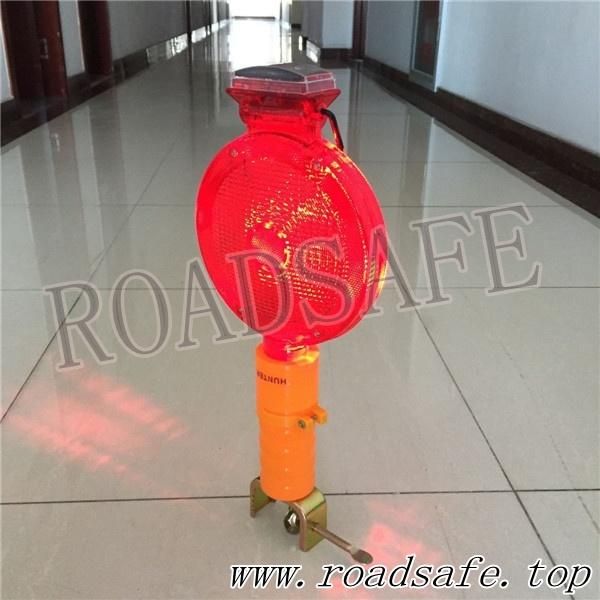 Road Safety LED Solar Flashing Warning Light