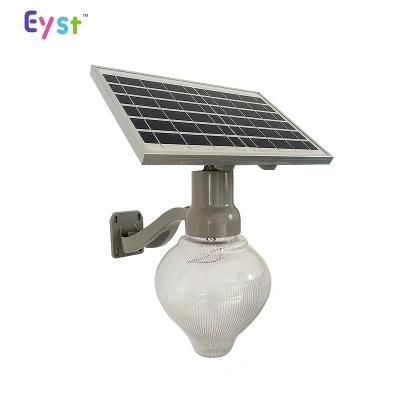 Modern Design New Outdoor Peach Shaped Aluminium IP65 6W LED Garden Lighting LED Solar Wall Light