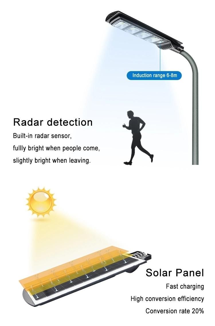 Factory Cheap Industrial Bright Smart 30W Solar Light Street Integrated