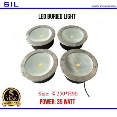 35W LED Underground Light Lamps Outdoor Buried Recessed Floor Lamp Waterproof IP68 Landscape Stair Lighting