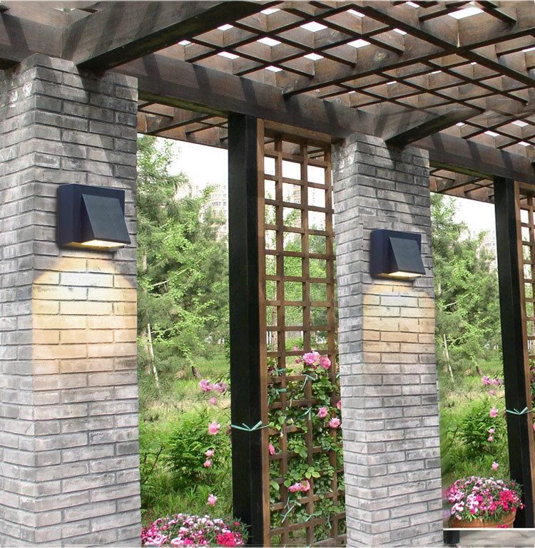 3W Modern Simple Creative Outdoor Waterproof Wall Lamp LED Courtyard Lamps Gate Lamp (WH-HR-10)