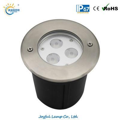 New Design Outdoor LED Deck Lighting IP67 Anti Glare 6W Inground Light Uplighter DC24V Underground Light