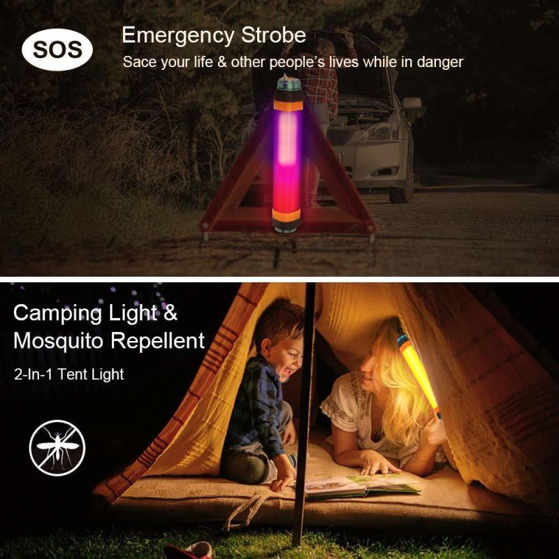 Camping Multipurpose Powered Camping Lamp Flsahlight