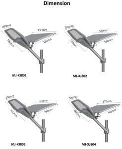 Whole Sale High Quality 300W Mj-Xj803 Solar LED Street Light