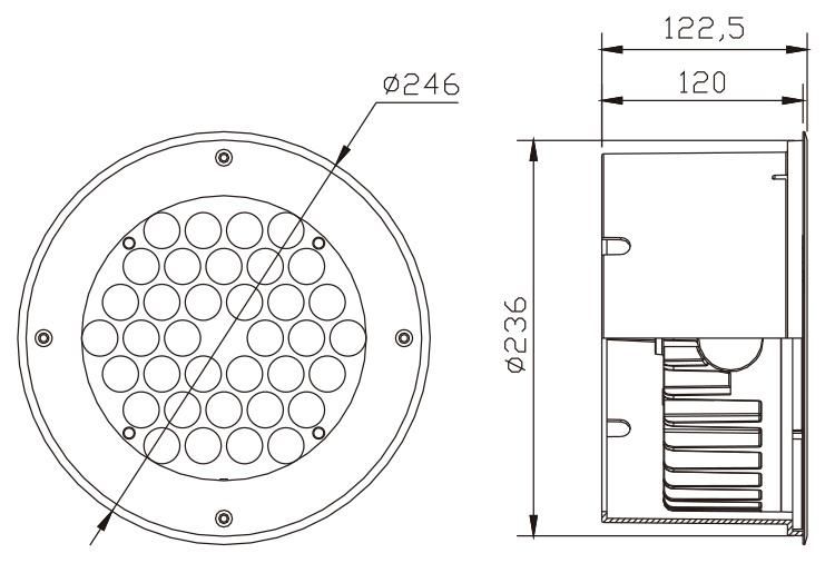 Buried Inground Lighting Waterproof LED Underground Light