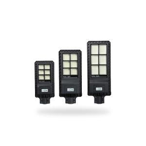 Durable Affordable Solar LED Street Light Black Color LED Lighting IP66 Solar Light System