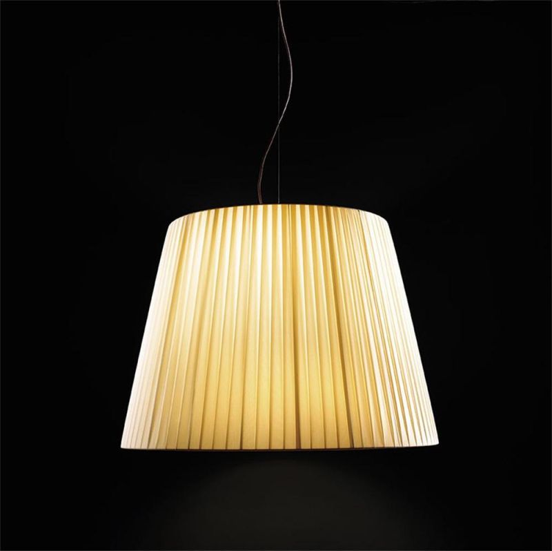 Royal S Modern Large Round Fabric Pendant Light Black Drum Pendant Lamp