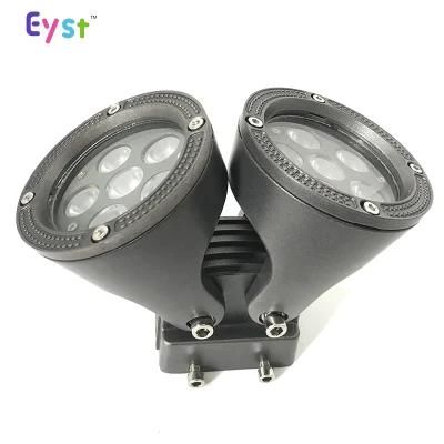 New Design IP65 2*6W Decorative LED Wall Bracket up and Down LED Outdoor Double Wall Light