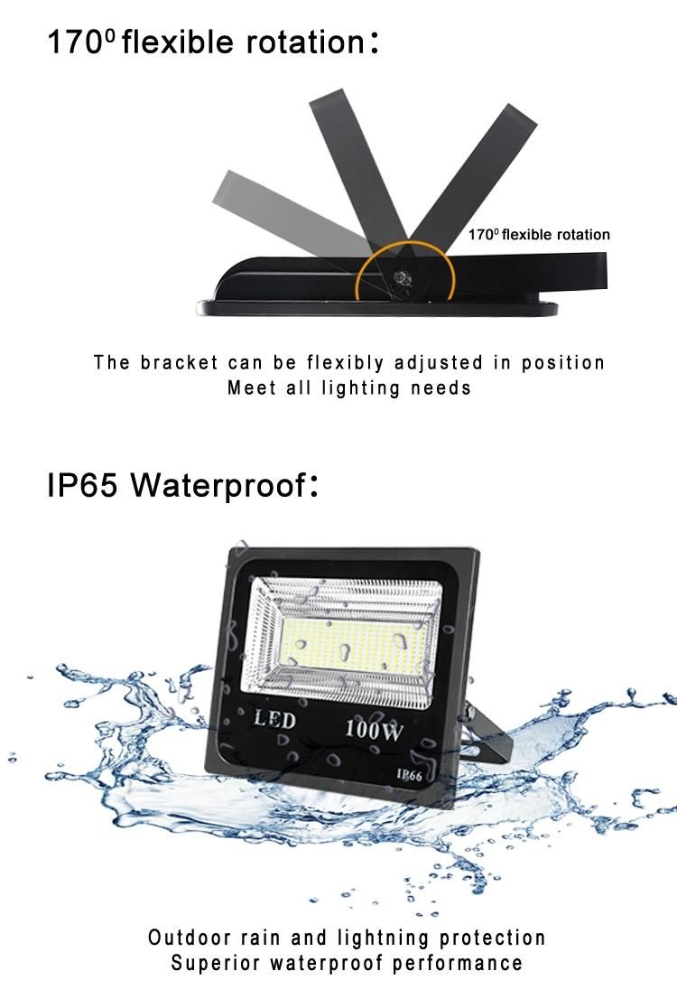 Smart Stadium LED Outdoor Flood Light 100W 150W 200W 400W for Sport Lighting
