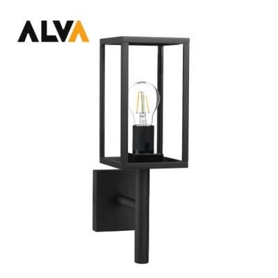 Glass E27 Alu LED Wall Light